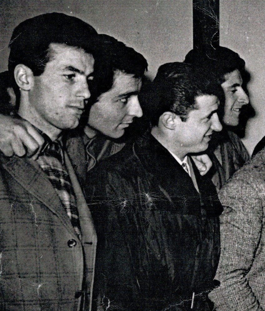 Procaccini (primo a sx) insieme a Mistroni, Pierallini e Tuci